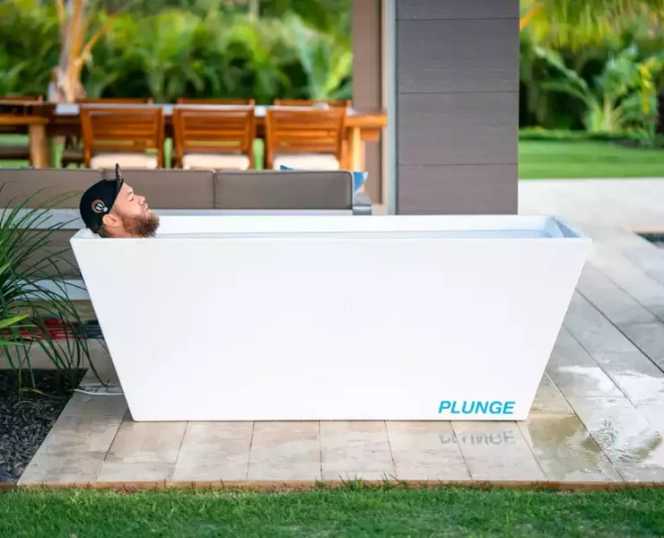 Man in the Plunge tub